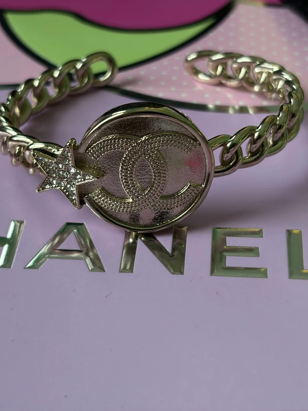 Chanel Gold  Bangle Bracelet